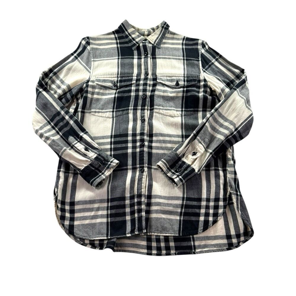 Denim & Supply Ralph Lauren Button Up Womens M RL Surplus Plaid Preppy Cotton